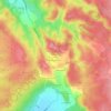 Topografische kaart Derrière les Aires, hoogte, reliëf