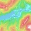 Topografische kaart Bolstadøyri, hoogte, reliëf