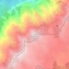 Topografische kaart Cima Dodici (Ferozzo), hoogte, reliëf
