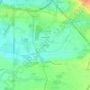 Topografische kaart Le Bas Mairé, hoogte, reliëf