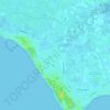 Topografische kaart L'Épine, hoogte, reliëf