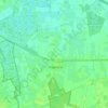 Topografische kaart Hooge Haghorst, hoogte, reliëf