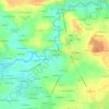 Topografische kaart Les Aiguisons, hoogte, reliëf