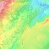 Topografische kaart Drôme, hoogte, reliëf