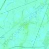 Topografische kaart Grignano Polesine, hoogte, reliëf