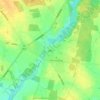 Topografische kaart Jels, hoogte, reliëf