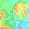 Topografische kaart Corvera, hoogte, reliëf