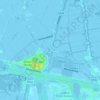 Topografische kaart Nauerna, hoogte, reliëf