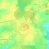 Topografische kaart La Lombarderie, hoogte, reliëf