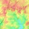 Topografische kaart Assenois, hoogte, reliëf