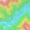 Topografische kaart Calasca Dentro, hoogte, reliëf