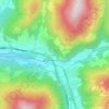 Topografische kaart Gasthofberg, hoogte, reliëf