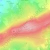 Topografische kaart Roc’h Ruz, hoogte, reliëf