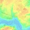 Topografische kaart Le Haras, hoogte, reliëf