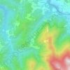 Topografische kaart Tenerano, hoogte, reliëf