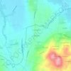 Topografische kaart La Petite Martre, hoogte, reliëf