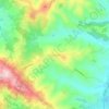 Topografische kaart Formignano, hoogte, reliëf
