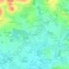 Topografische kaart La Haubellerie, hoogte, reliëf