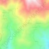 Topografische kaart Taghalat, hoogte, reliëf