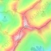 Topografische kaart Vanil Noir, hoogte, reliëf