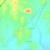 Topografische kaart El Puertecico, hoogte, reliëf