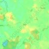 Topografische kaart Tonin, hoogte, reliëf