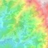 Topografische kaart Resceto, hoogte, reliëf