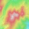 Topografische kaart Toter Mann, hoogte, reliëf