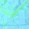 Topografische kaart Migliarino, hoogte, reliëf