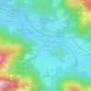 Topografische kaart Geitau, hoogte, reliëf