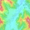 Topografische kaart Ambra, hoogte, reliëf