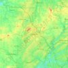 Topografische kaart Marietta, hoogte, reliëf