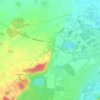 Topografische kaart Puch, hoogte, reliëf