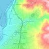 Topografische kaart Feo di Vito, hoogte, reliëf