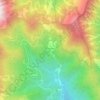 Topografische kaart Acquarossa, hoogte, reliëf