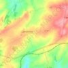 Topografische kaart Isigny, hoogte, reliëf