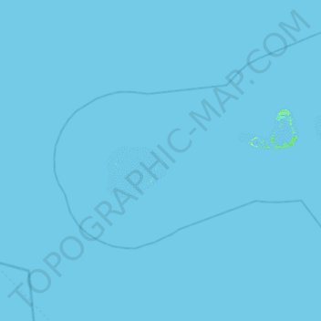 Topografische kaart Magados Island, hoogte, reliëf