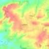 Topografische kaart Somerby, hoogte, reliëf