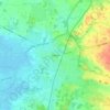 Topografische kaart Challans, hoogte, reliëf