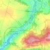 Topografische kaart Villette, hoogte, reliëf