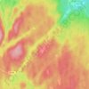 Topografische kaart Lenungen, hoogte, reliëf