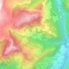 Topografische kaart Chaucisse, hoogte, reliëf