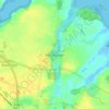 Topografische kaart Brandshagen, hoogte, reliëf