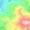 Topografische kaart Falgano, hoogte, reliëf