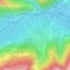 Topografische kaart Tabland, hoogte, reliëf