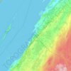 Topografische kaart Rivière-du-Loup, hoogte, reliëf
