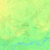 Topografische kaart Timboektoe, hoogte, reliëf