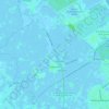 Topografische kaart Sengwarden, hoogte, reliëf