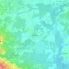 Topografische kaart Migron, hoogte, reliëf
