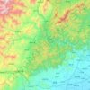 Topografische kaart 涞水县, hoogte, reliëf